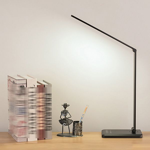 USB Table Lamp with Touch Control, Task Style Metal Folding Table Light