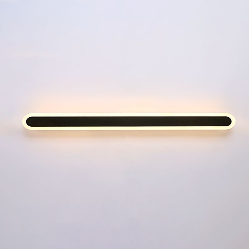 Contemporary Style Linear Wall Light Fixtures Metal 1 Light Led Wall Lights