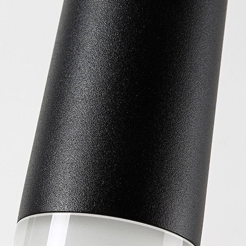 Spiral Hanging Light Fixtures Modern Simple Acrylic Ceiling Pendant for Stairwell