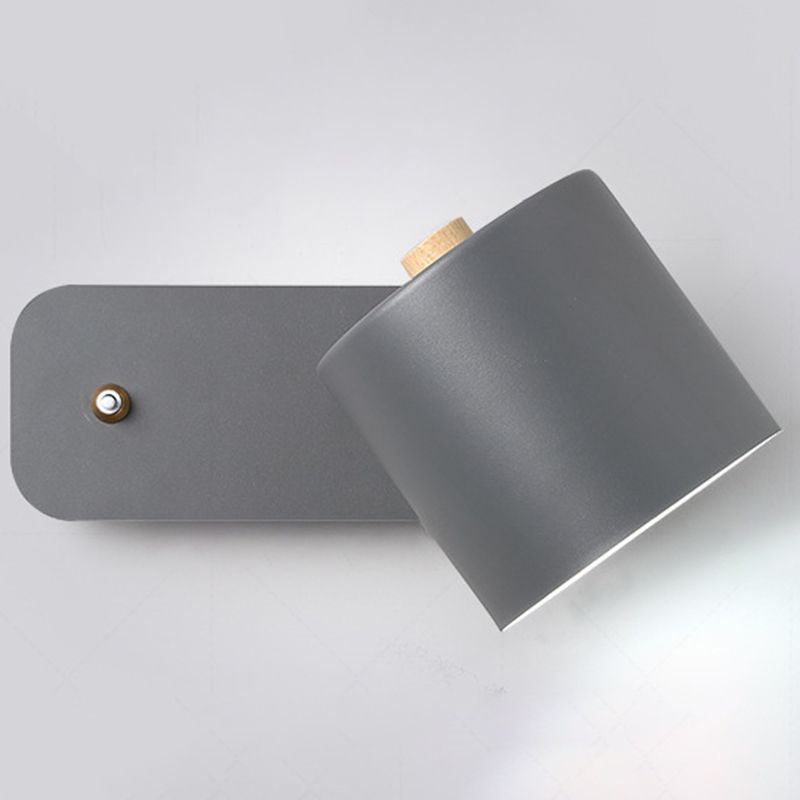 1-Licht-Halbzylinderwandbeleuchtung moderner Metallwandmontage-Leuchte mit Metallwand