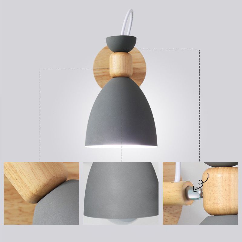 Multi-Colored Wall Sconce Nordic Minimalist Wall Light Sconces for Bedroom