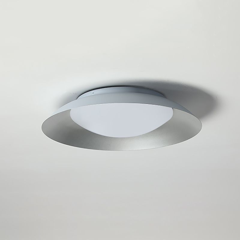 Modernism Ceiling Light Gray/Coffee Flush Mount Lighting for Hallway