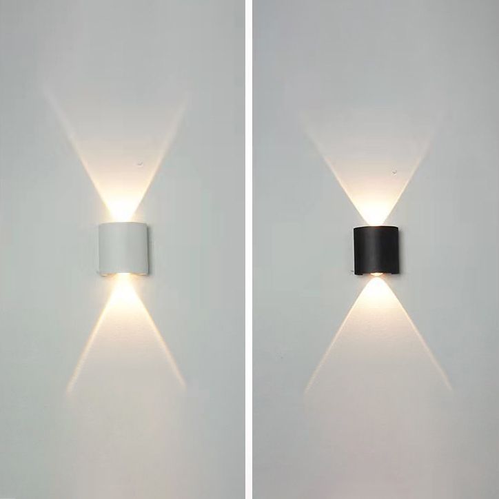 Moderne Wandmontage Leichte einfache LED -Wandleuchtenlampenvorrichtung für Innen im Freien im Freien