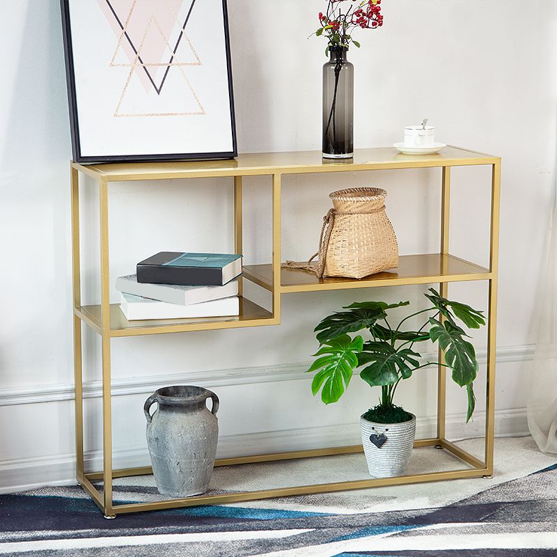 9.84" W Contemporary Console Accent Table Antique Finish Console Sofa Table