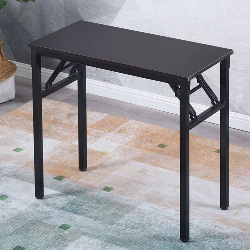 Foldable Writing Desk Contemporary Style Rectangular Dormitory Bedroom Desk