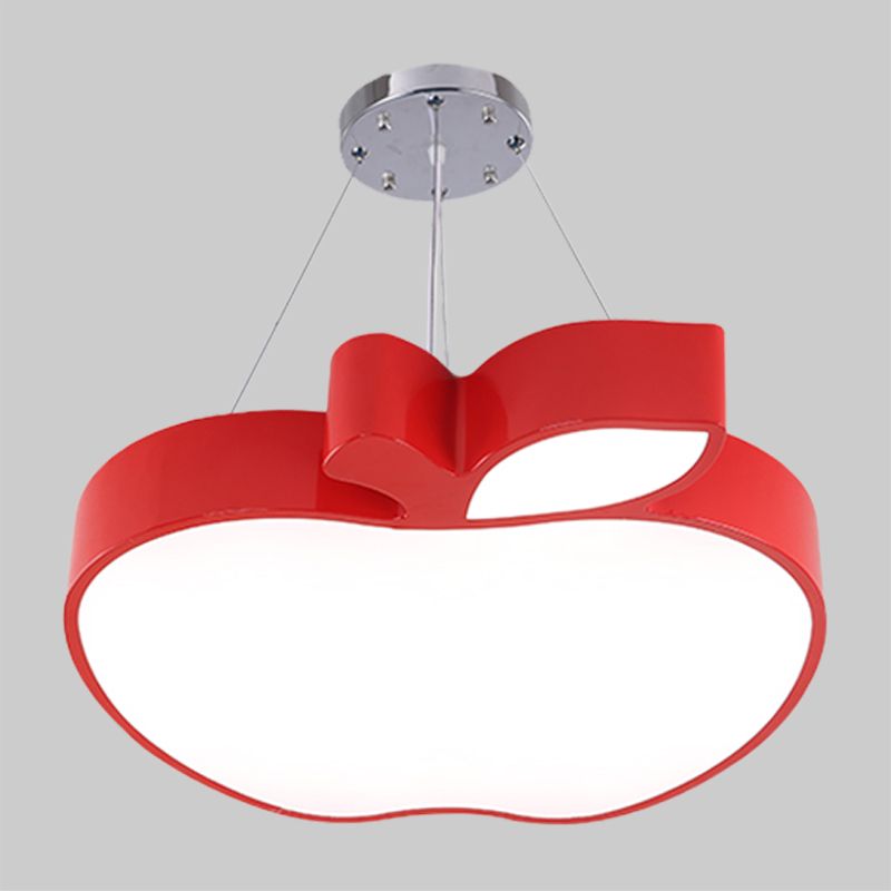 Pendentif de plafond bleu / jaune / vert Apple Simplicité LED LED LED DE CHANDELIQUE ACRYLI