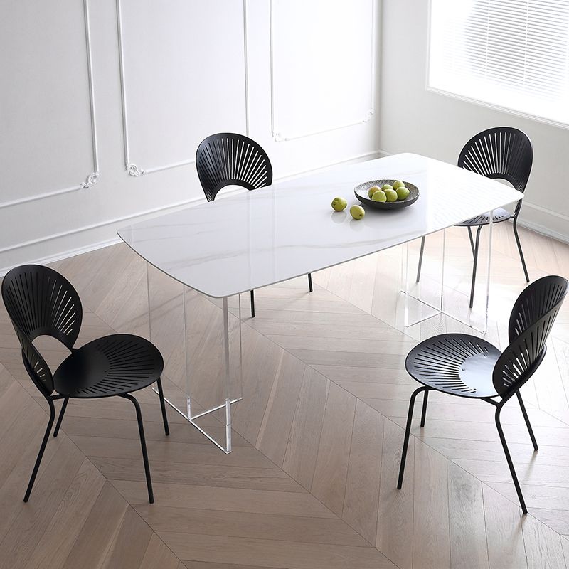 Modern Kitchen Stone Furniture Set 1/4/5 Pcs Dining Table Set with 4 Chairs