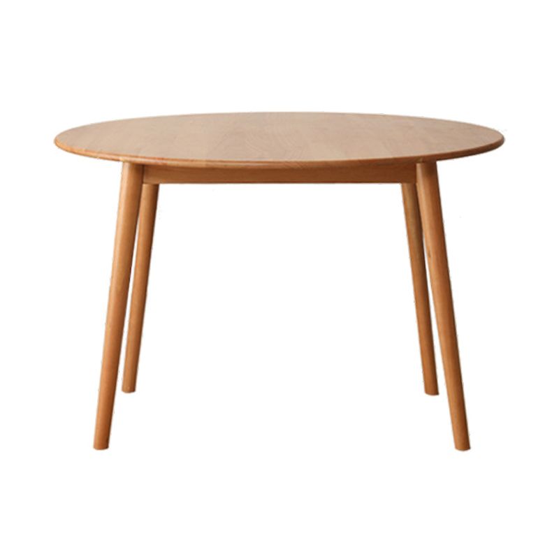 1/2/3/4 Pcs Wood Modern Dining Room Set with Round Table Dinette Set