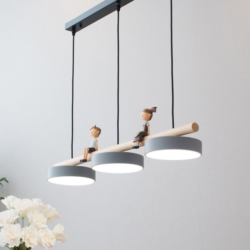 Circle Island Pendant LED Nordic Modern Modern Plafond Pendant Light for Dining Room