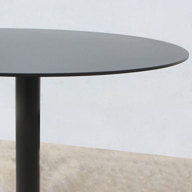 Industrial Metal Patio Table No Distressing Scratch Resistant Bistro Table