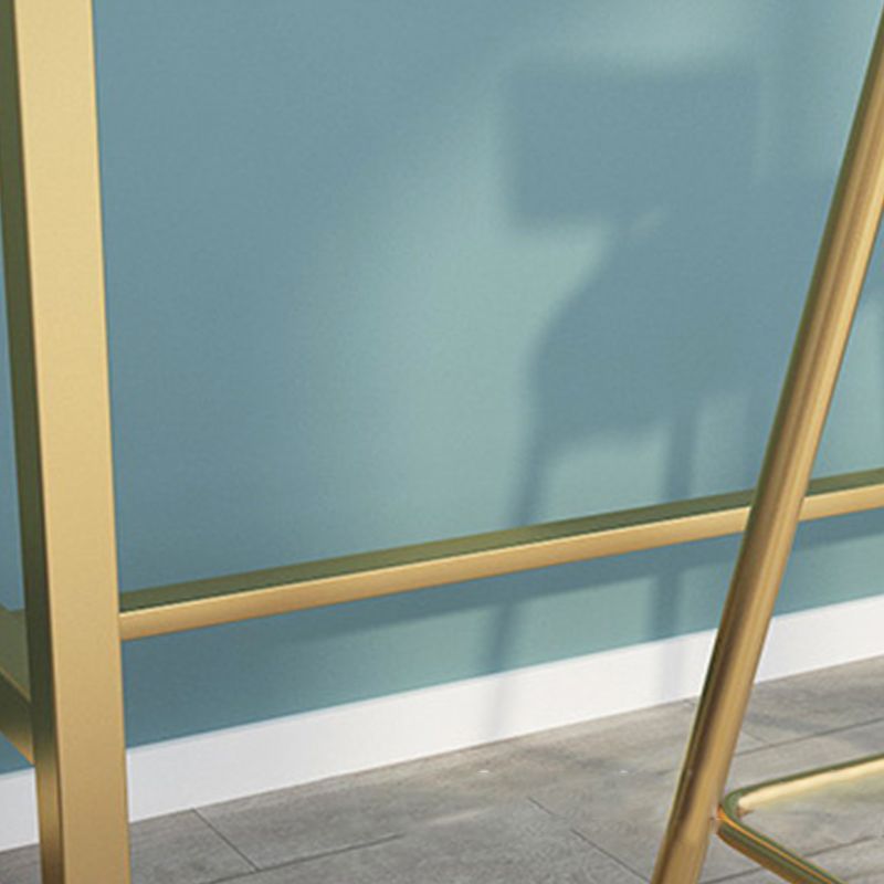 Modern Bar-height Table FauxMarble Top Bistro Bar Table for Patio Use