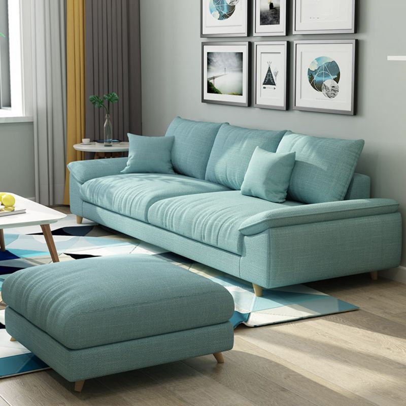 84.65"W √ó 59.06"D √ó 34.65"H Pillow Top Arm Sectionals with Removable Cushions