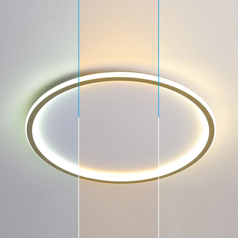 Kreis Close to Ceiling Lighting Einfache-Stil LED Aluminium in der Nähe von Deckenlampe