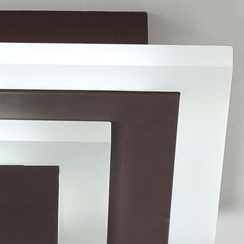 Modern Minimalist Style Flush Mount Ceiling Lighting Fixture Acrylique 1 Light Flushmount