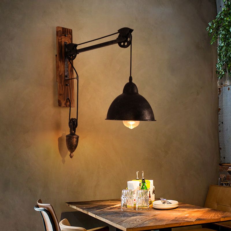 Metal Sconce Light Industrial Style Wall Sconce Lighting for Dining Room