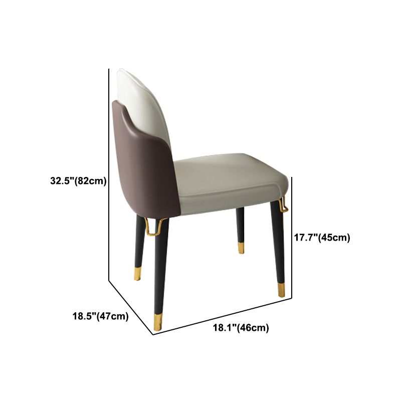 Contemporary Round Turntable Faux Leather Dining Set Stone 1/4/7 Pieces Dining Furniture