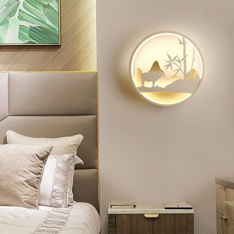 Unique Shape Wall Light Kids Style Metal 1 Light Wall Mounted Light Fixture