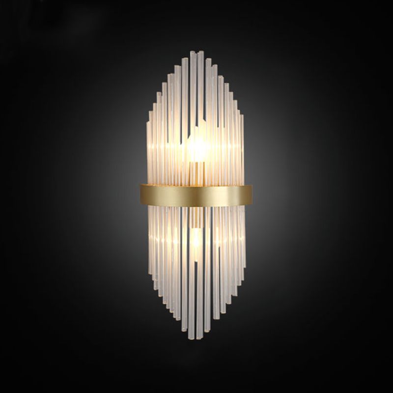 Modern Household Wall Sconce Crystal Shade Wall Lamp for Drawing Room Living Room