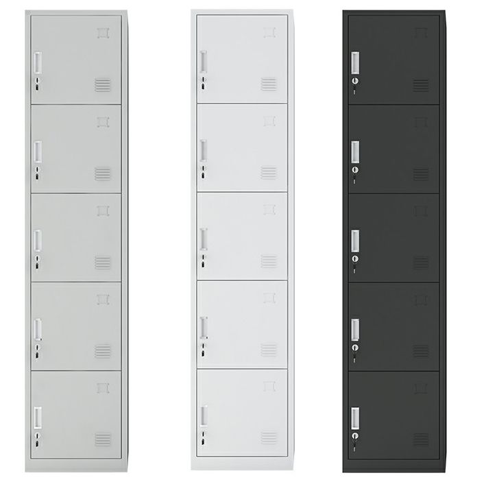 Steel Storage Cabinet Industrial Hinged Wardrobe Armoire for Home