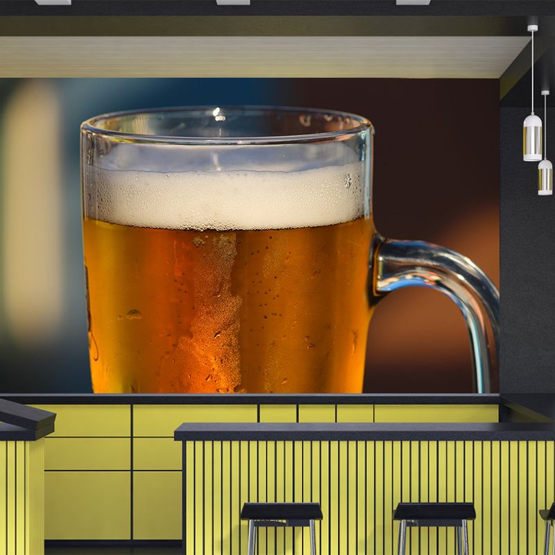 Minimalist Wine Mural Decoration Painting Wall Art for Bar Decor, Moisture Resistant