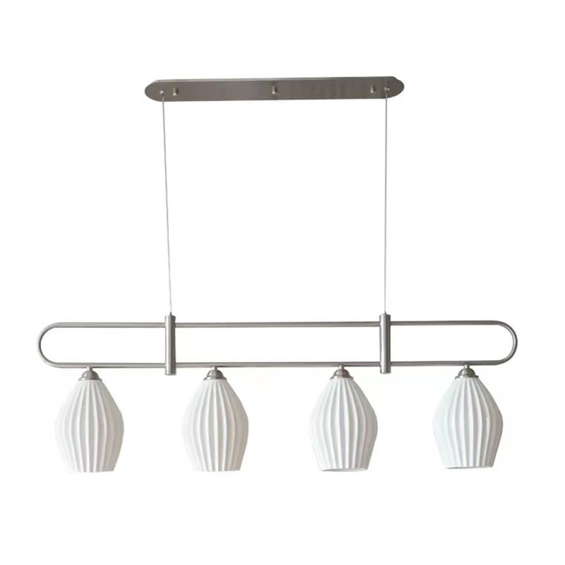 Ceramic Geometric Island Lighting Modern Pendant Light for Dining Room