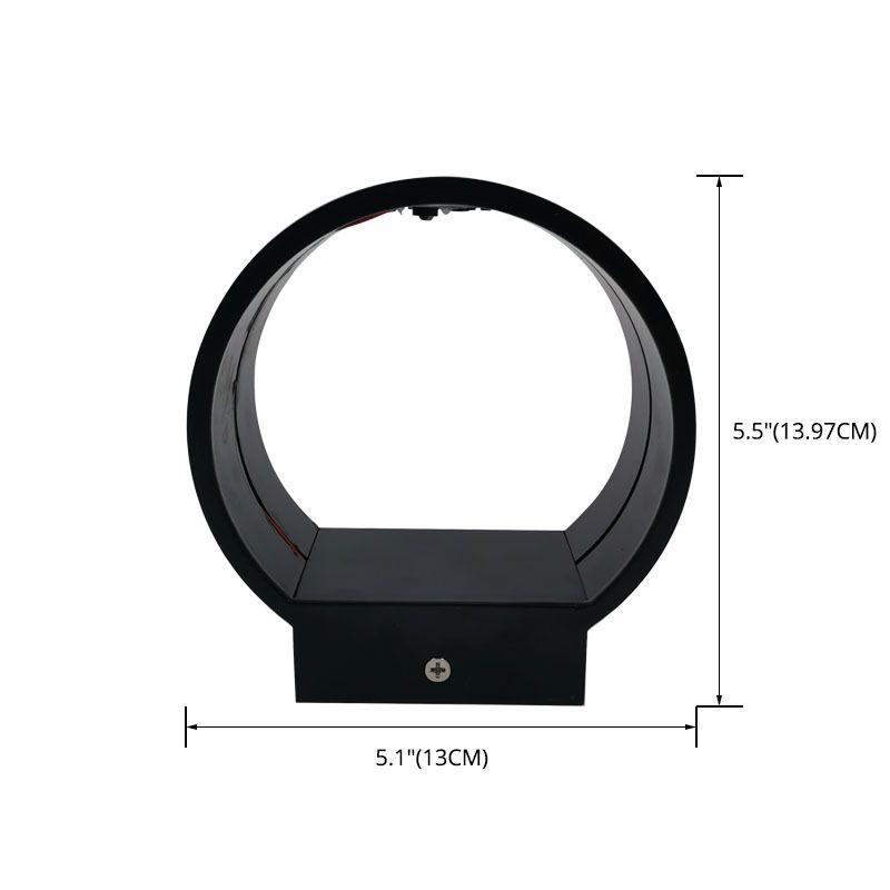 Cylinder 1-Light Modern Sconce Light LED Aluminum Wall Lighting Ideas for Bedroom