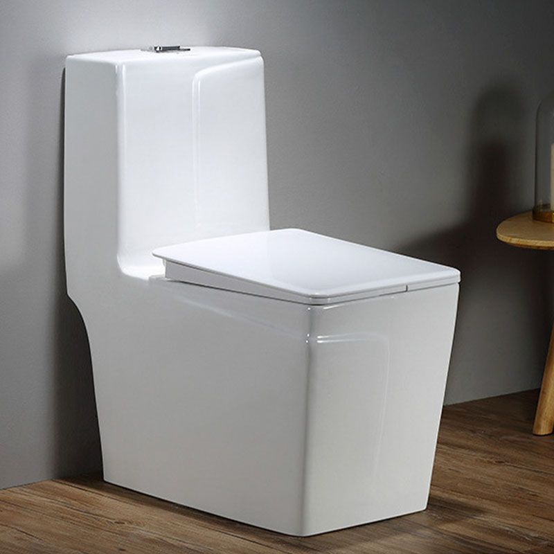 Simple Household Toilet Ceramic Siphon Jet Toilet with Pumping Mute Water-saving