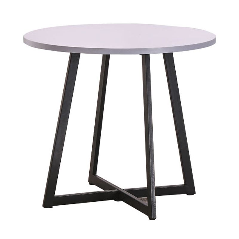 Metal Contemporary Dining Table Indoor Round Table for Kitchen