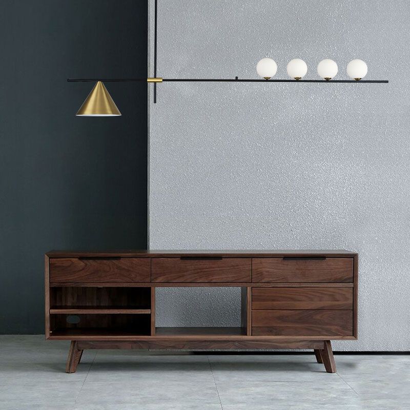 Contemporary Style Spherical Shape Island Lighting Glass Island Lighting Fixtures