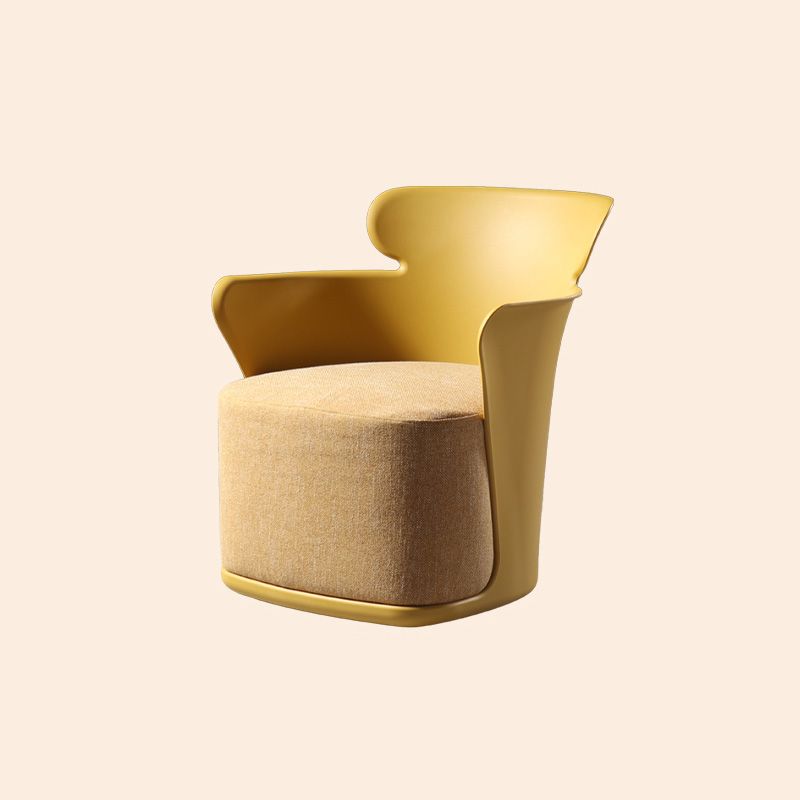 Arms Included Chair 27.5" L x 23.6" W x 29.9" H Linen Chair for Living Room