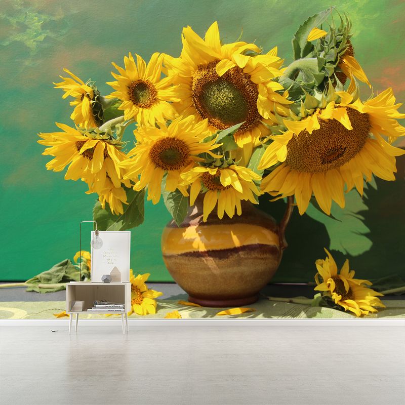 Beautiful Flower Mural Wallpaper for Home Decoration, Personalized Size