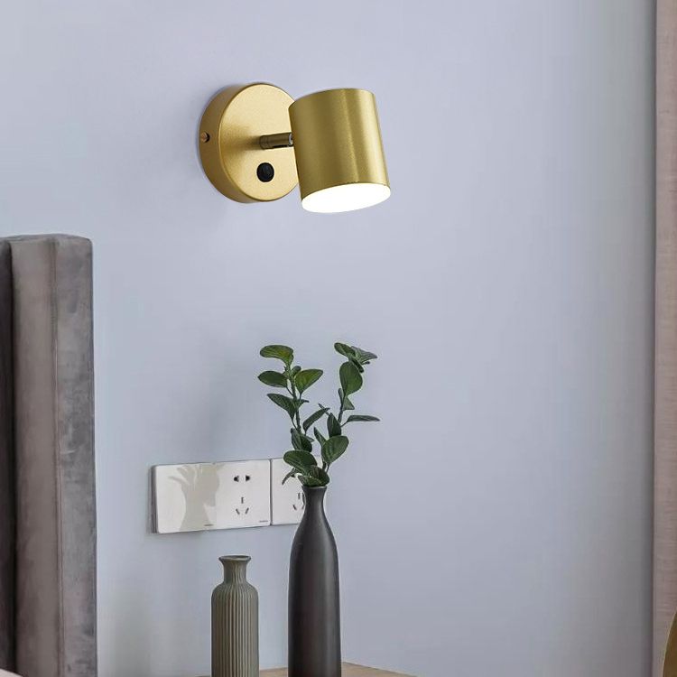 Éclairage mural en acrylique contemporain contemporain à 1 lumière pour chambre à coucher