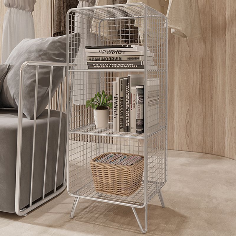 Bibliothèque standard de style industriel Metal à l'arrière fermé pour le bureau à domicile