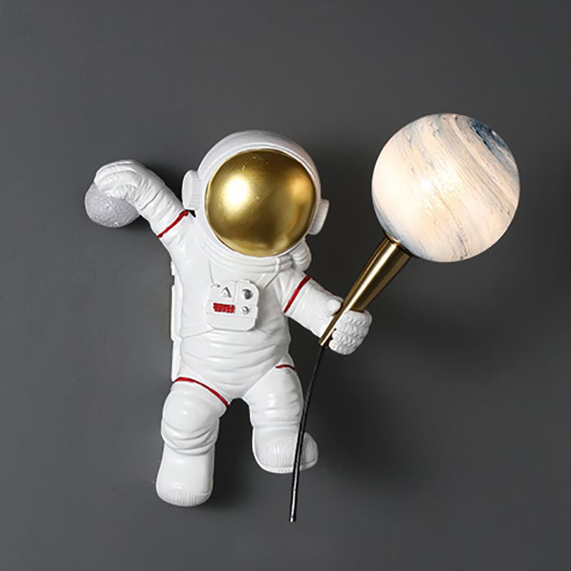 Lampada da parete per bambini astronauta per astronauta