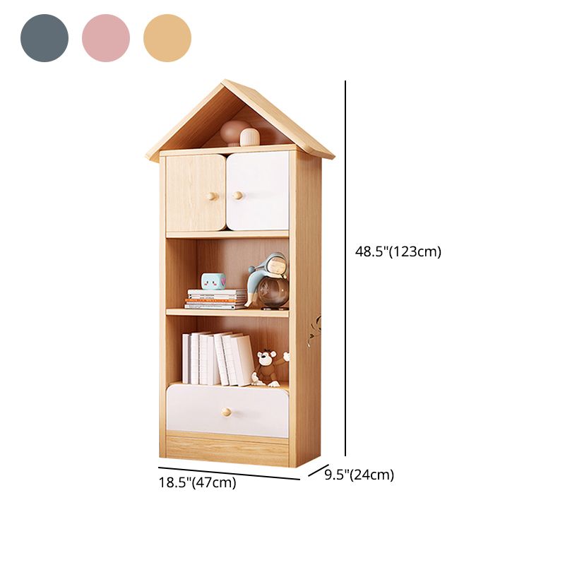 Modern & Contemporary Bookcase Closed Back Bookshelf for Study Room