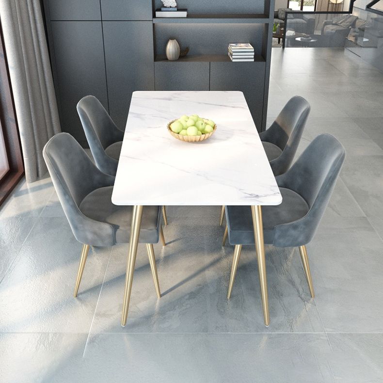 Glam Stone Dining Room Set 1/2/5/7 Pieces Dining Furniture Set /Separate Items