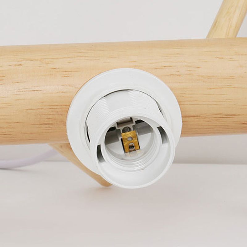 Modern Island Lighting Cylinder Glass Chandelier Light Fixture for Dining Room