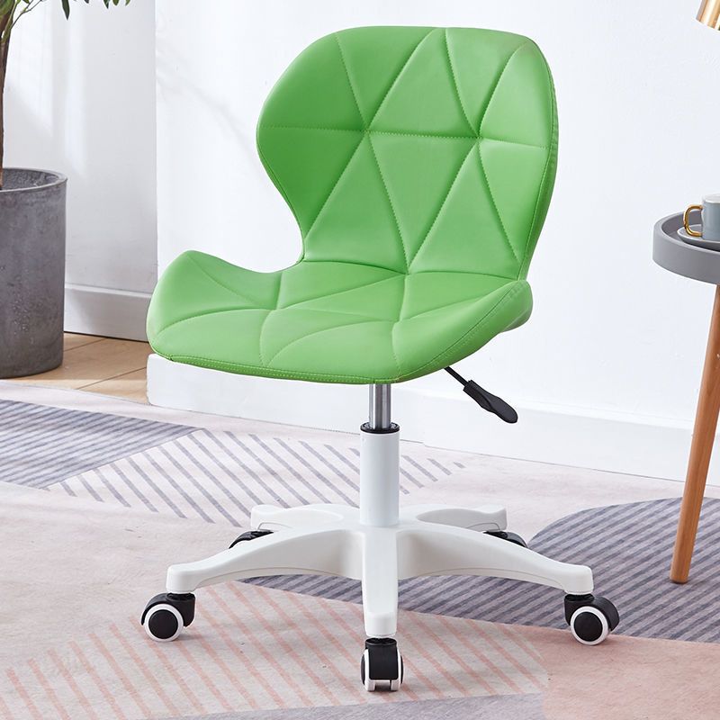 Armless Chair22.4" L x18.5"W x25.9H" Swivel Wheels Chair for Living Room