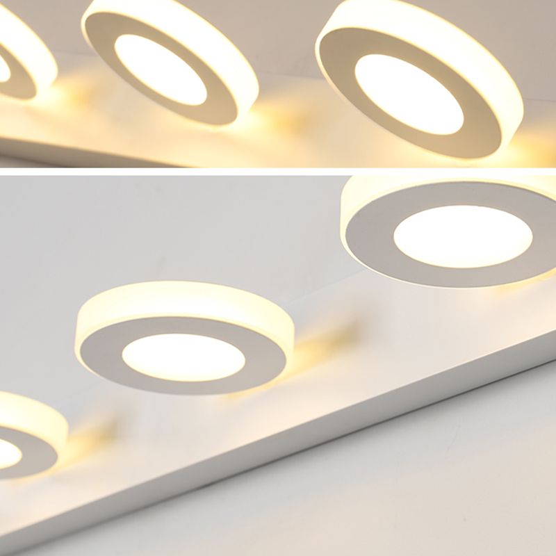 Lumo moderno a specchio a più head Stile moderno semplice lampada da toeletta per il bagno