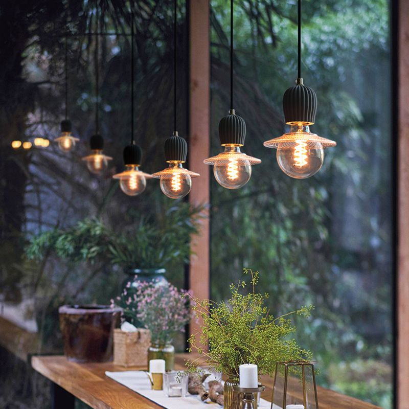 Indoor Bar Pendant Light Nordic Simple Style Cement Simple Light Hanging Light Fixture