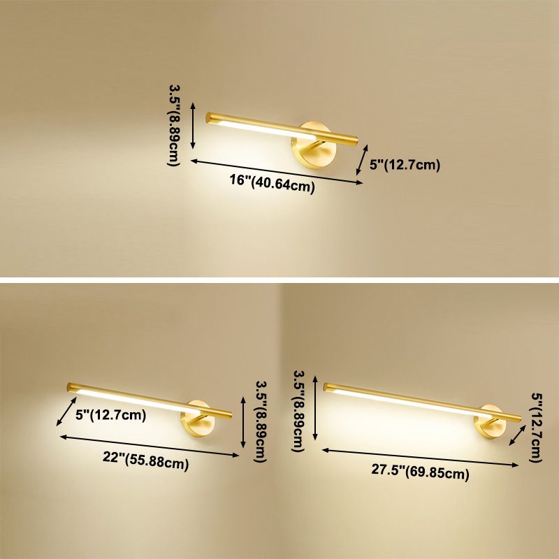 Bathroom Postmodern Simplicity Wall Vanity Light for Powder Room Washroon