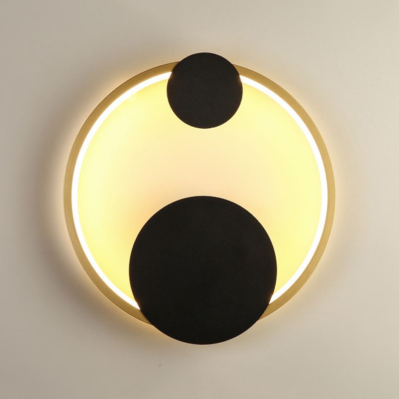 Metal Geometric Shape Wall Light Modern 1 Light Wall Mount Fixtures