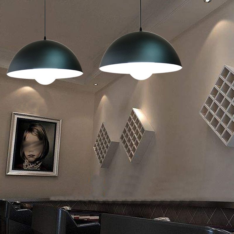 Modern Style Macaron Pendant Light 1 Light Hanging Lamp Fixture for Living Room