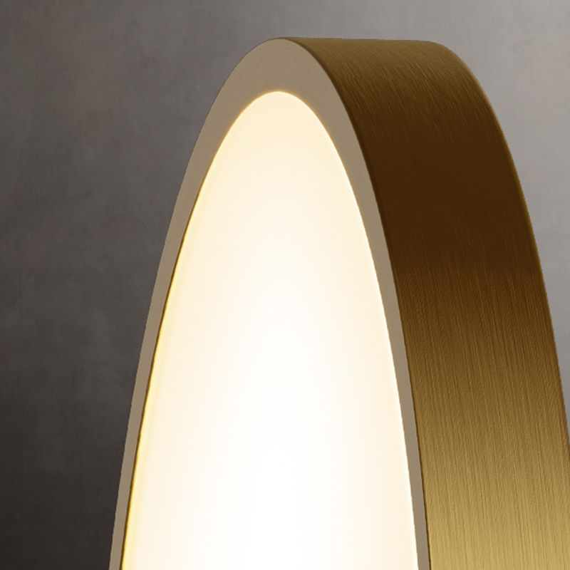 Minimalisme LED Plafond Opgezette Licht Cirkel Metaal Flush Mount Lamp voor Slaapkamer