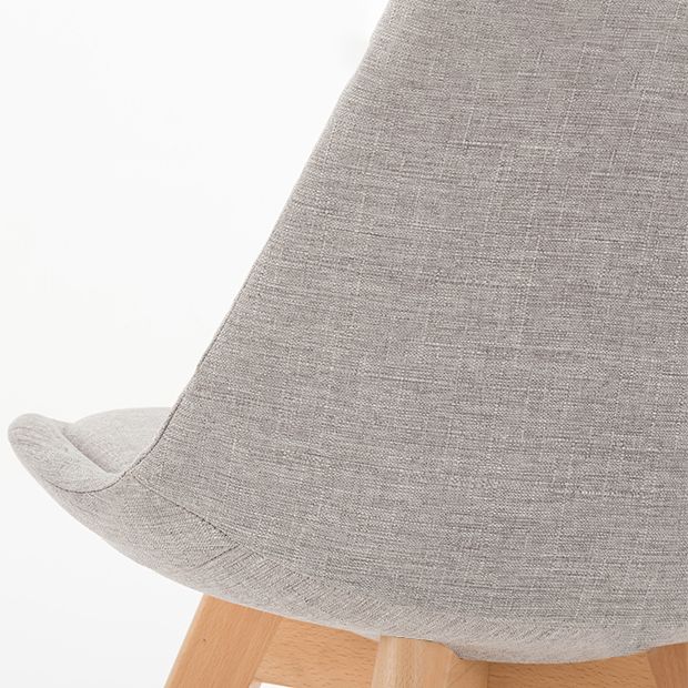 Sedia da cucina da pranzo in legno scandinavo sedia corda solida