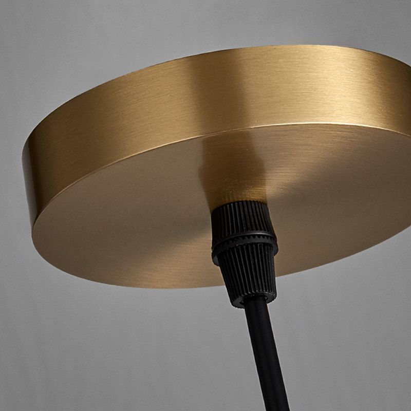 Marble 1-Light Hanging Lamp, Nordic Cylinder Shade Pendant Lighting for Living Room