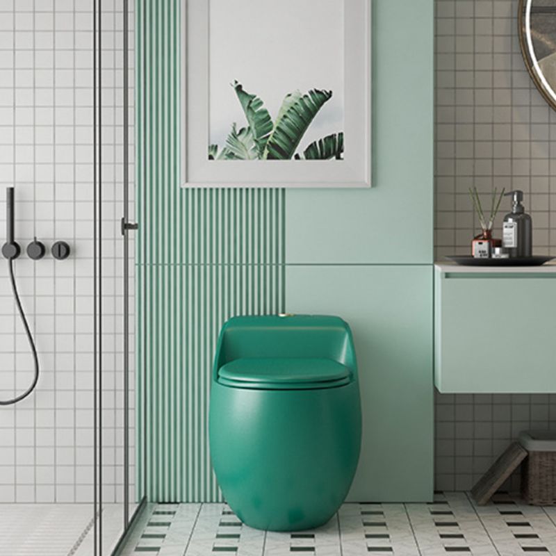 Contemporary Floor Mounted Flush Toilet Seat Included Urine Toilet for Bathroom