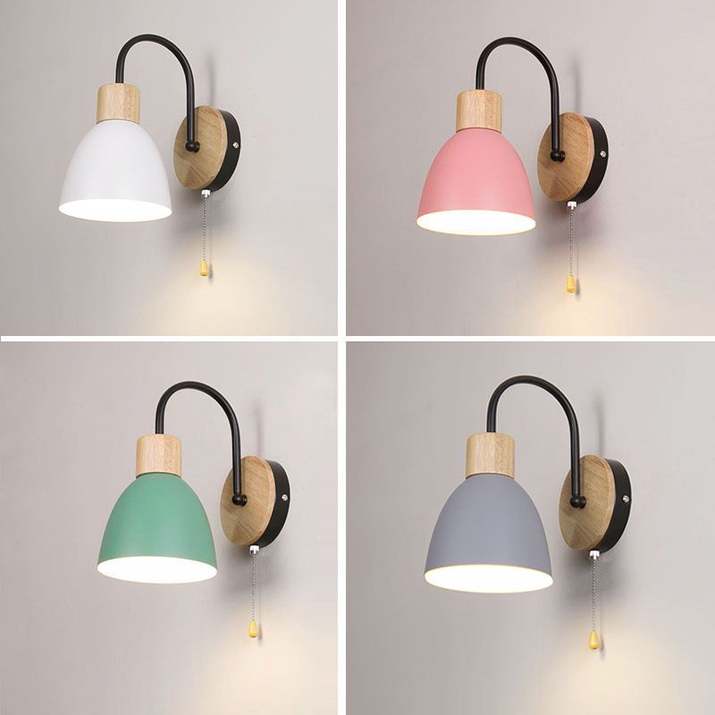 Muro di tonalità geometrica a 1 luce MODREN NORDIC MACARON STYLE METAL MOLTO