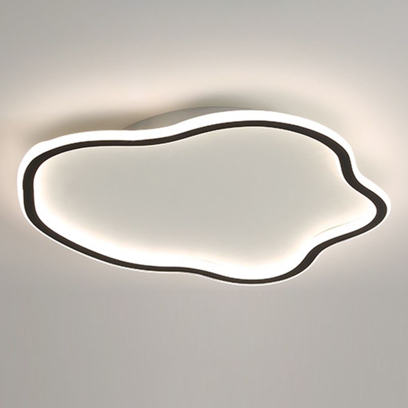 Plafonnier encastré linéaire simple moderne avec protection acrylique