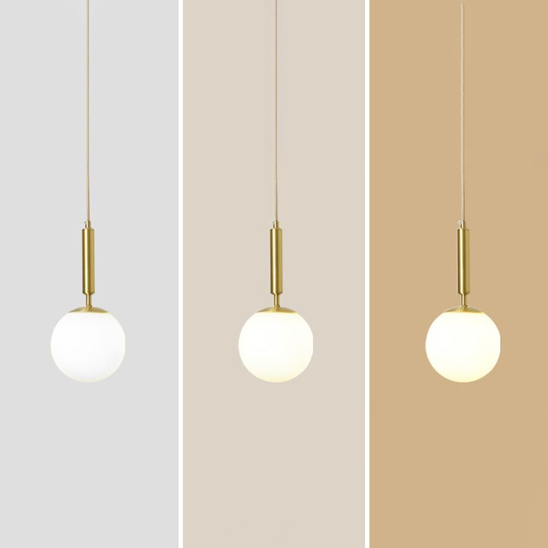 Globale hängende Leuchten modernes Glas 1 Lichtheizlicht Lichter